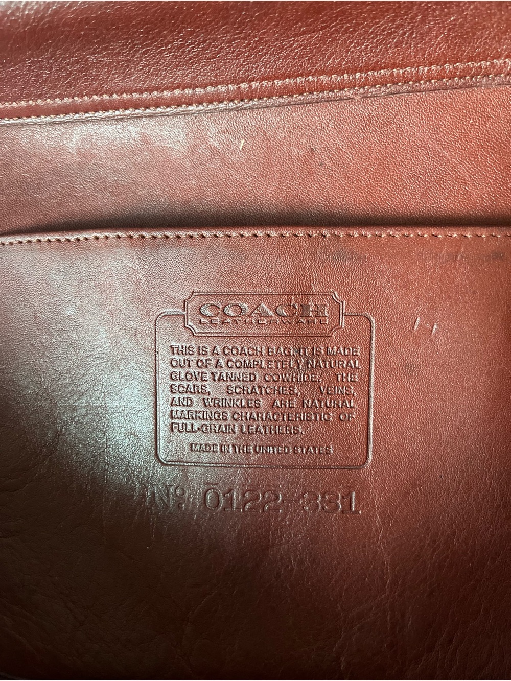 Vintage Coach Metropolitan Brief - pre-94 - United States- Bordeaux - Style 5180 - Picture 3 of 16